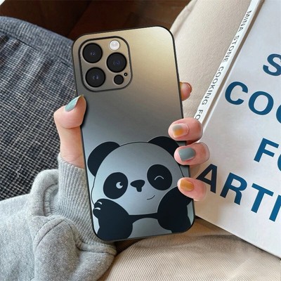 Case For iPhone 14 Pro Max 13 12 Mini 11 XS XR 5 6 7 8 Panda Phone Cover