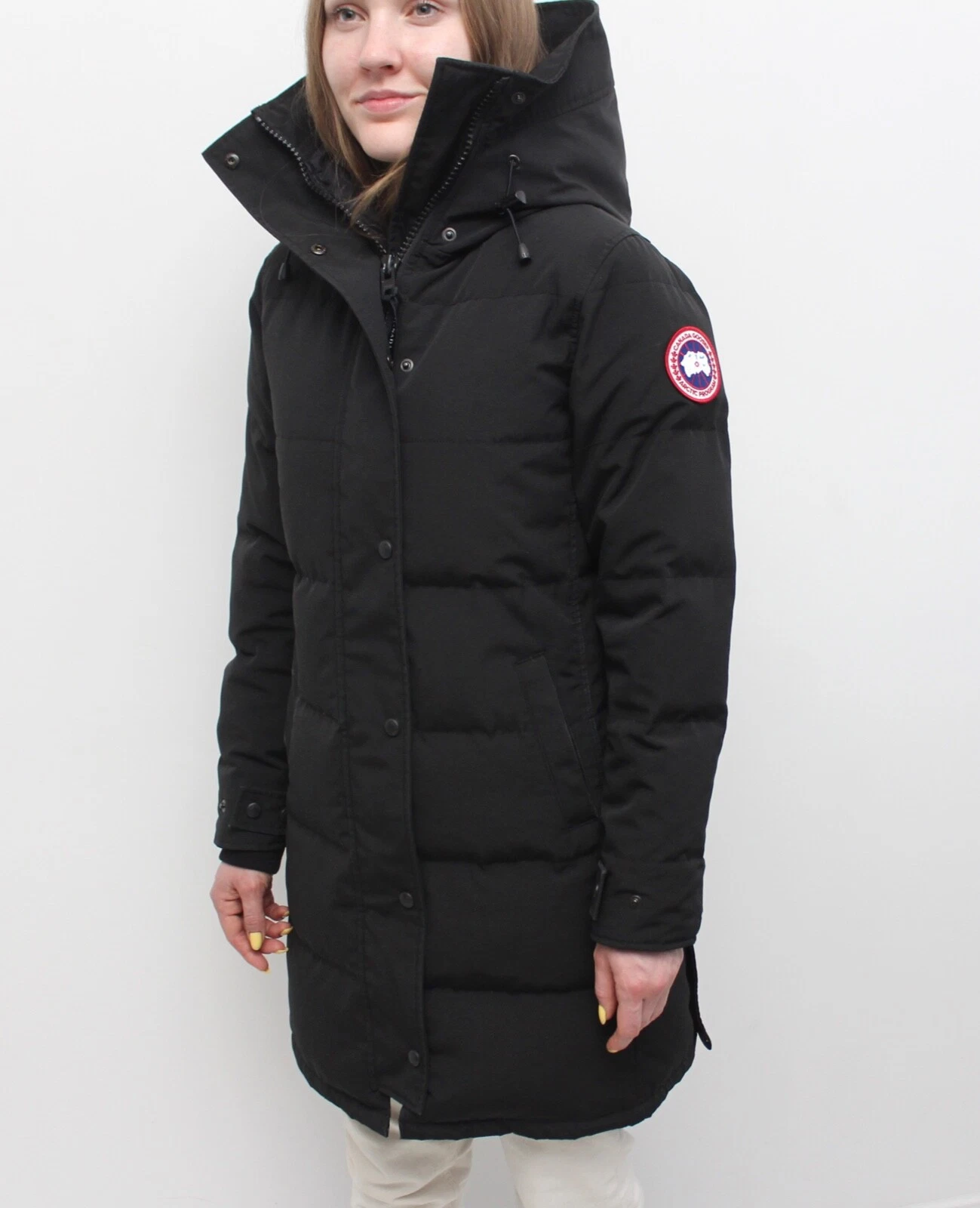 Cappotto giacca piumino parka donna CANADA GOOSE Shelburne nero XS
