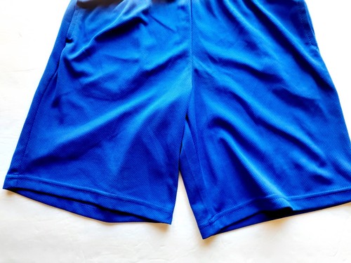 All In Motion Jungen Shorts blau Sport Fitness elastische Taille Netz Größe 8-10 Medium - Bild 3 von 8