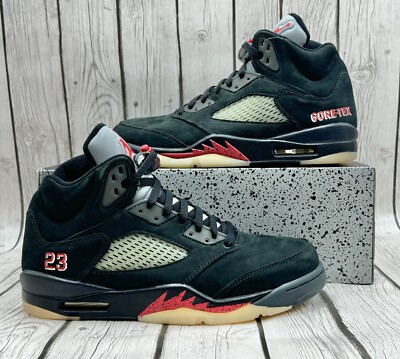 Nike Air Jordan Retro 5 GORE-TEX Off Noir Size 7.5 DR0092 001