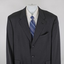 Austin Reed Wool Gray 3 Button Suit Jacket / Blazer 46L