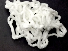 CHENILLE - SNOW WHITE - Medium - 5 Yard Pack - Fly & Jig Tying Material - NEW!
