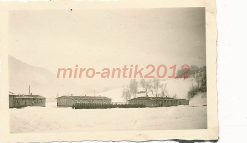 Foto, RAD 2/363 Liezen Dez.´40-März´41, Spatenappell im Lager, 5026-723