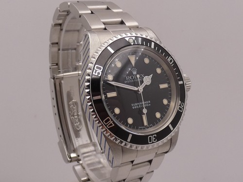 ROLEX SUBMARINER 5513 WITH SERVICE FULLY STICKERED ANNO 1988 AUTOMATIC TOP WATCH - Imagen 7 de 17