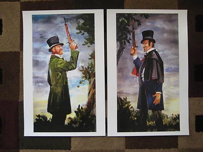 Disney Haunted Mansion Dueling Ghosts Collector's Posters ( Set of 2 )