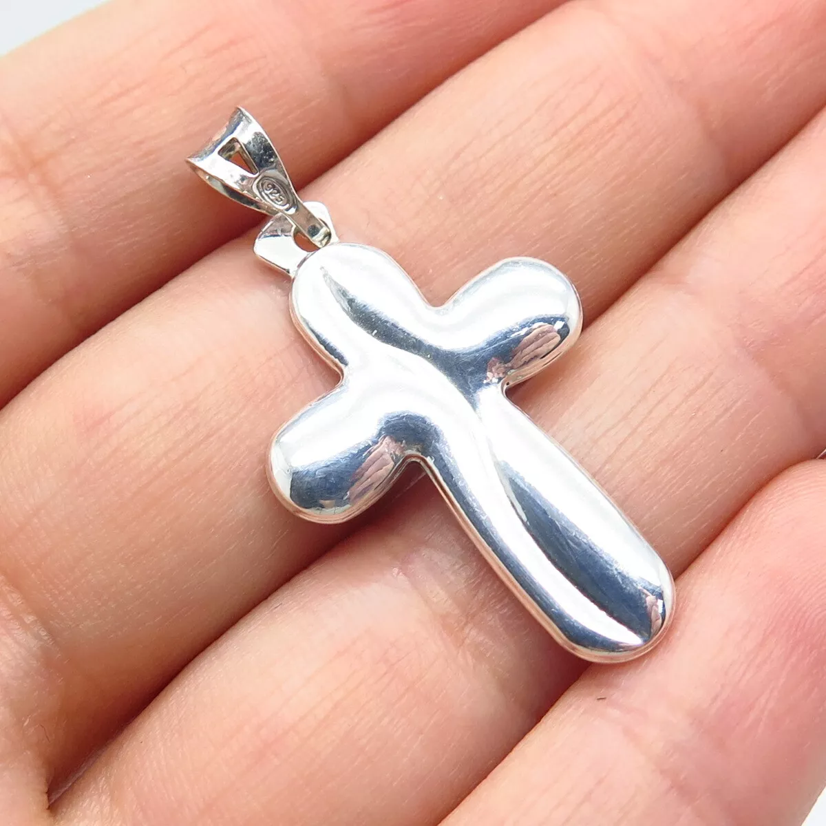925 italy cross necklace clearance