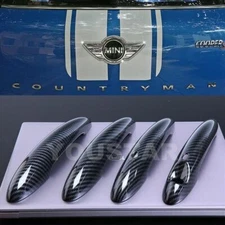 UNICUS CARBON EFFECT Door Handle Covers Comfort Access MINI R60 11-16 COUNTRYMAN
