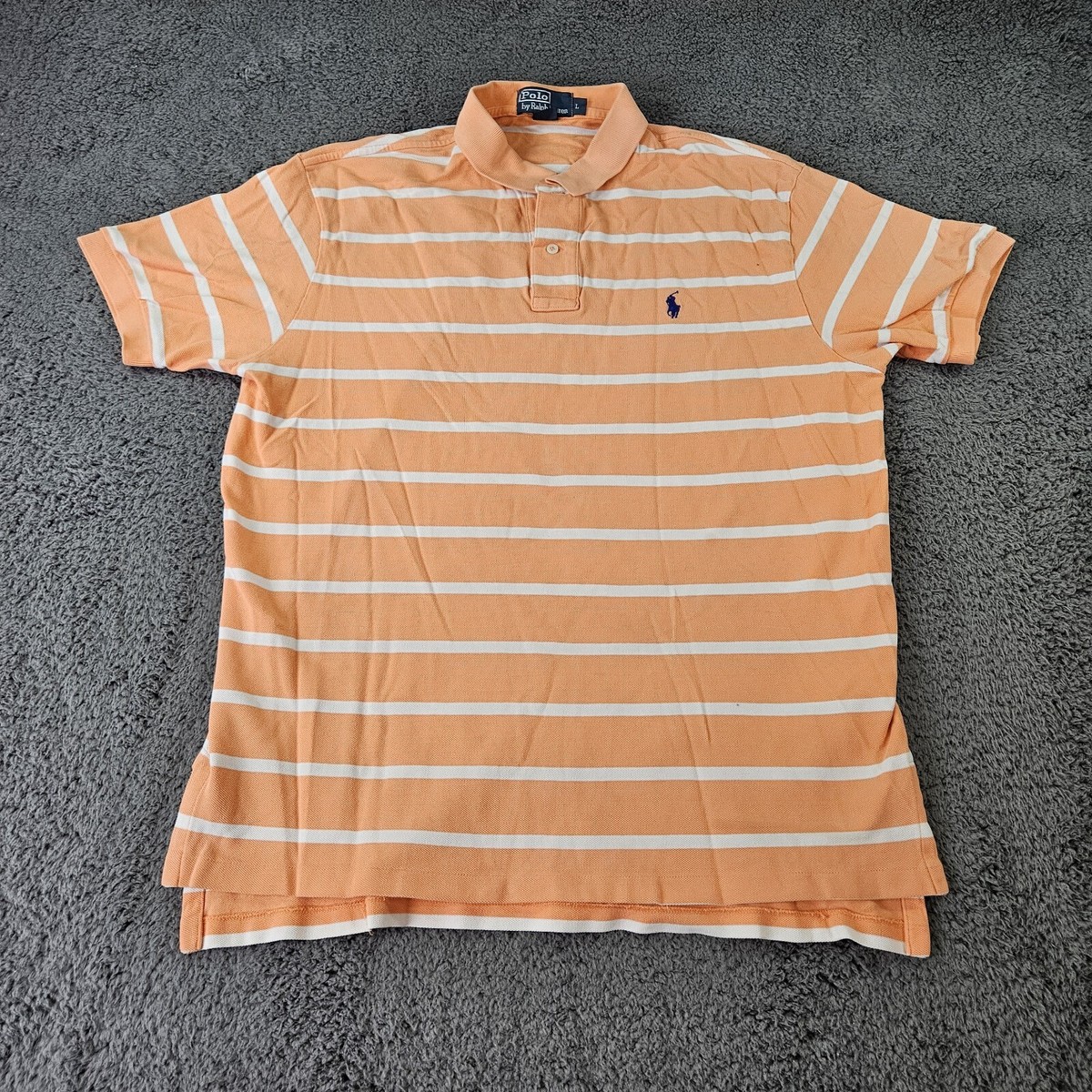 Vintage Ralph Lauren Polo Mens Size L NAVY pony Logo Short