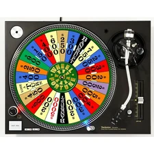 Wheel Of Fortune #2 Game Show Slipmat Turntable 12" LP Record DJ Audiophile x1