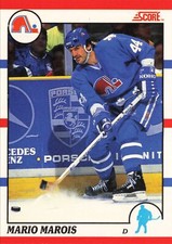 Mario Marois 1990-91 Score Canadian #229 Quebec Nordiques