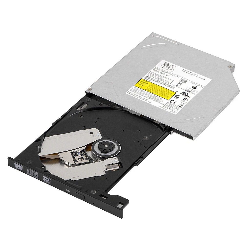 Slimline 9.5mm DVD CD Data Burner Rewriter Laptop PC Internal SATA Optical Drive - Image 2 of 4