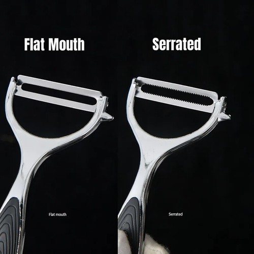 Stainless Steel Vegetable & Fruit Peeler Set - Non-Slip Handle Potato Peeler - Imagen 8 de 9