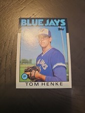 1986 Topps - #333 Tom Henke Toronto Blue Jays Pitcher 