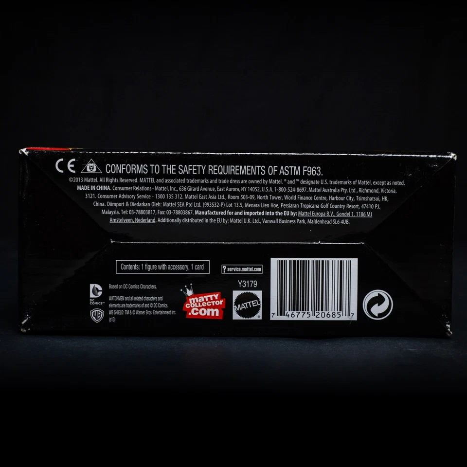 Watchmen Ozymandias Retro Action Figure 2013 Brand New Mint - Image 4 of 4