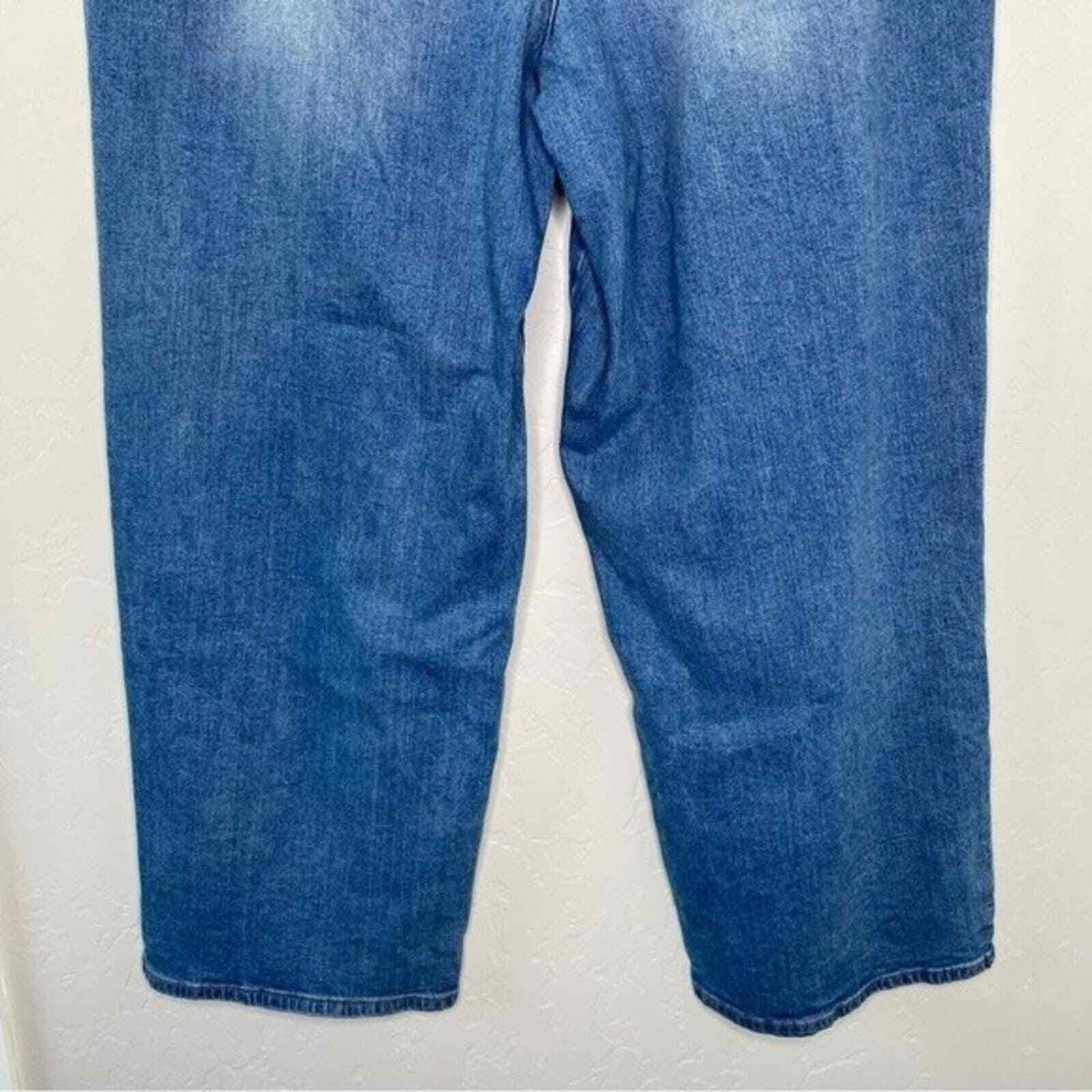 Eloquii Medium Wash Straight Leg Jeans 18 - image 9