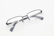 NAUTICA N7259 001 Satin Black 55-19-140 Half Rim Frames Flex Hinges N165
