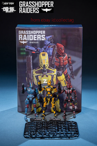 Figura de acción JOYTOY Dark Source 1/27 Grasshopper Raiders juguete medio en stock - Imagen 7 de 7