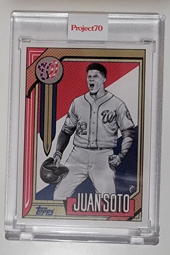 Topps Project 70 Card 544 - 1987 Juan Soto by Mister Cartoon - Print Run 957