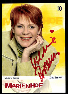 Viktoria Brams Marienhof Autogrammkarte Original Signiert# BC 50921