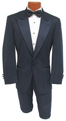 Boys Size 4 Navy Blue Christian Dior Tuxedo Jacket with Pants