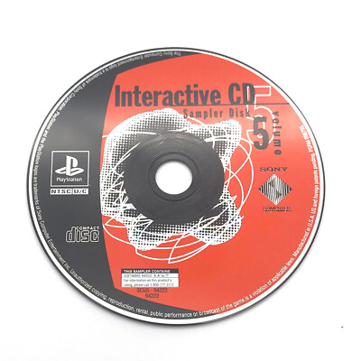 Interactive CD Sampler Pack Volume Vol 5 (Sony PS1 PlayStation