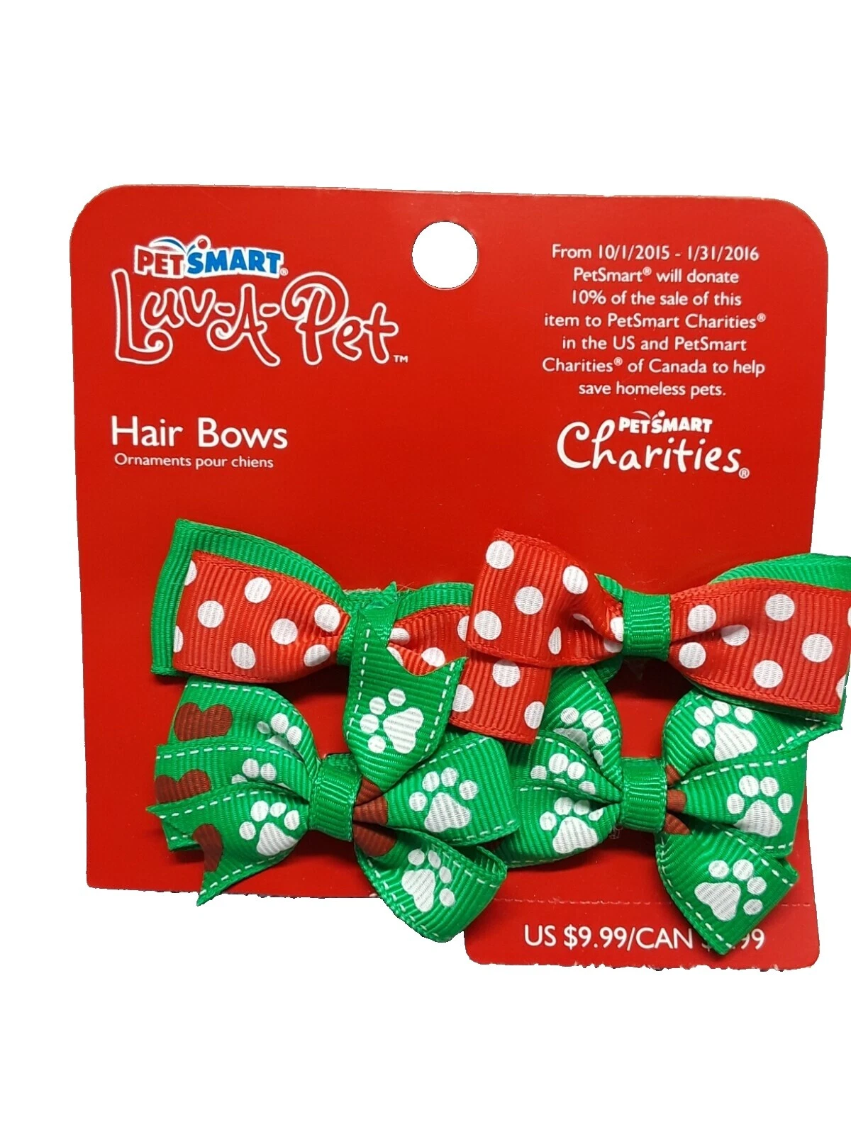 Navidad Dog Bows