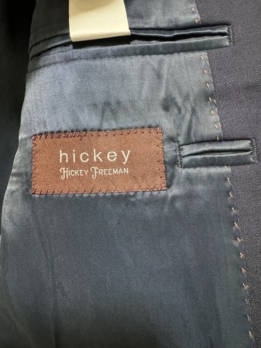 Hickey Freeman Boys 10H Navy Blue Wool Blaze Sport Coat - Picture 4 of 10