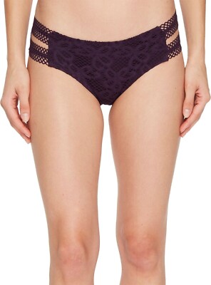 BECCA by Rebecca Virtue - Bikini Bottom (Plum) Women's Swimwear Sz. L 148457