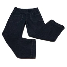 JAG Jeans Pull On Mid Rise Classic Fit Capri Stretch Blue Jeans Women’s 2