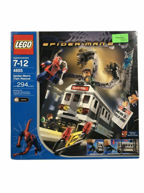 LEGO Spider-Man: Spider-Man's Train Rescue (4855) for sale online