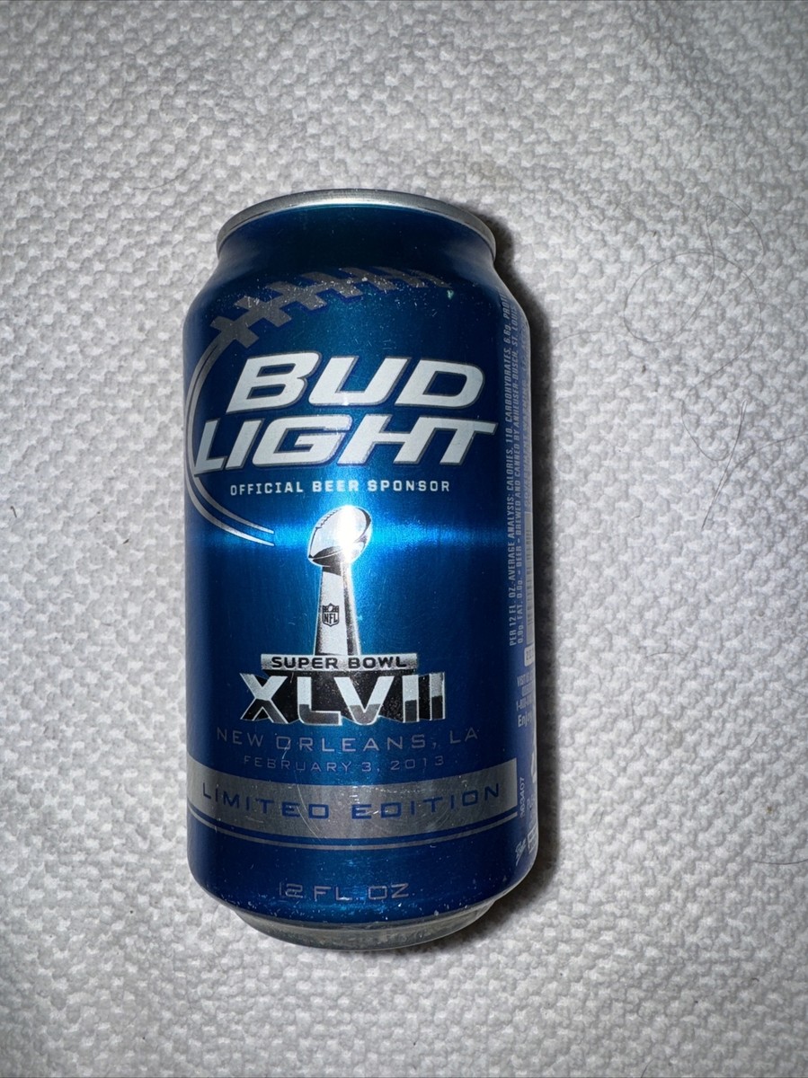 2013 BUD LIGHT Limited Edition NFL Super Bowl XLVII 2/3/13 NOLA 12