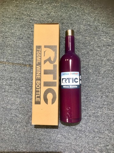RTIC 750ML 18/8 STAINLESS STEEL INSULATED WINE BOTTLE - BPA Free Color Stainless - Picture 38 of 44