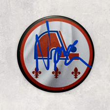 NAZEM KADRI AVALANCHE SIGNED / AUTOGRAPHED HOCKEY PUCK BECKETT COA