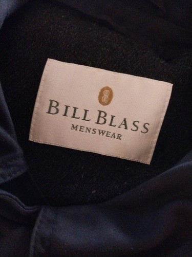 BILL BLASS MENS WEAR COAT BLACK SOLID REMOVABLE LINING 2XLT Read!! - Picture 5 of 7