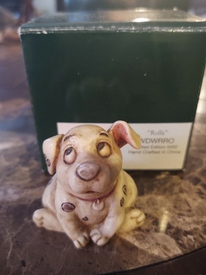 Retired Rolly Puppy FIGURINE BOX NIB HARMONY KINGDOM Disney 101 Dalmations