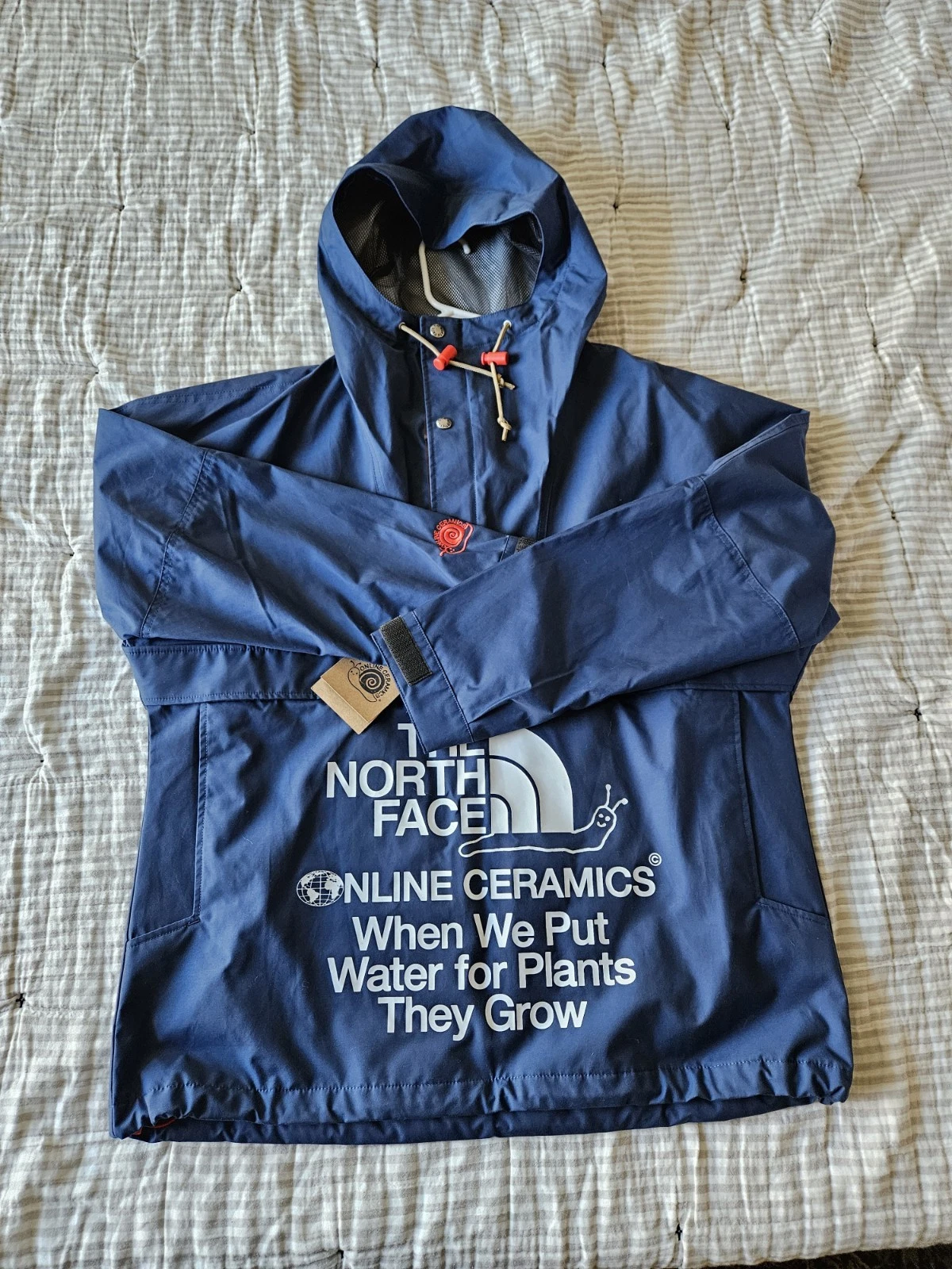 NWT Online Ceramics x The North Face Parka Men's XS Windbreaker Shell Jacket - product detail image 1