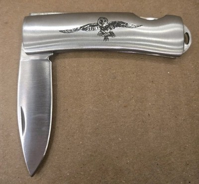EKA Sweden ECMD Design Limited 2018 Edition Stainless Pocket Knife Owl
