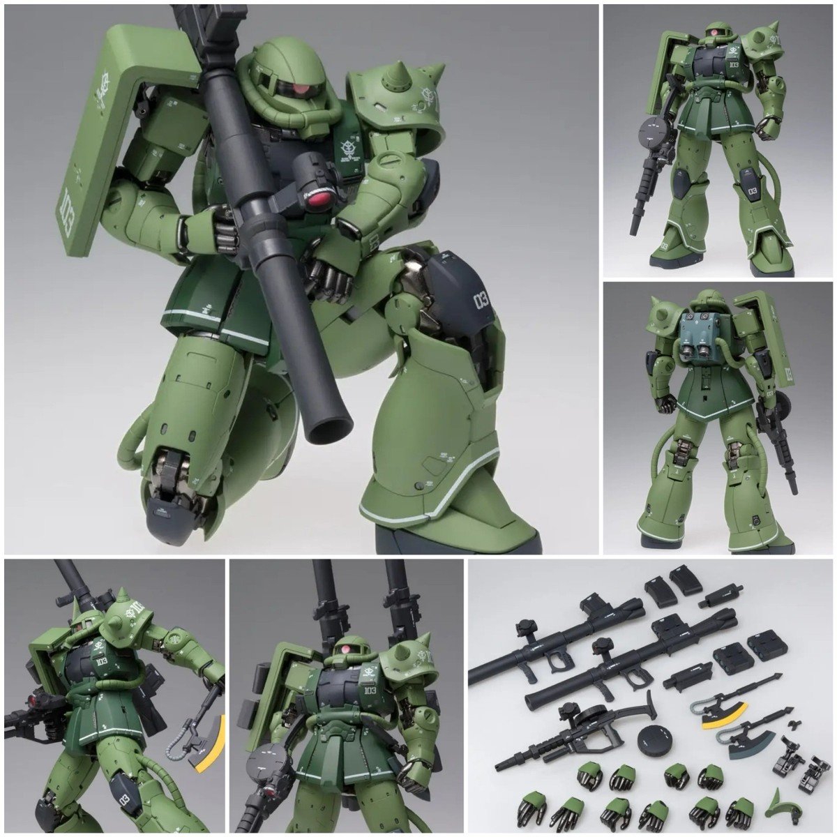 Gundam Fix Figuration Metal Composite MS-06C Zaku II Type C Bandai 