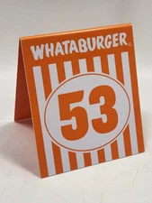 Whataburger Table Tent Number 53