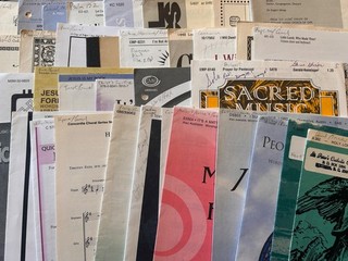 Lot of 40 Choral Pieces Sacred (Various Composers)