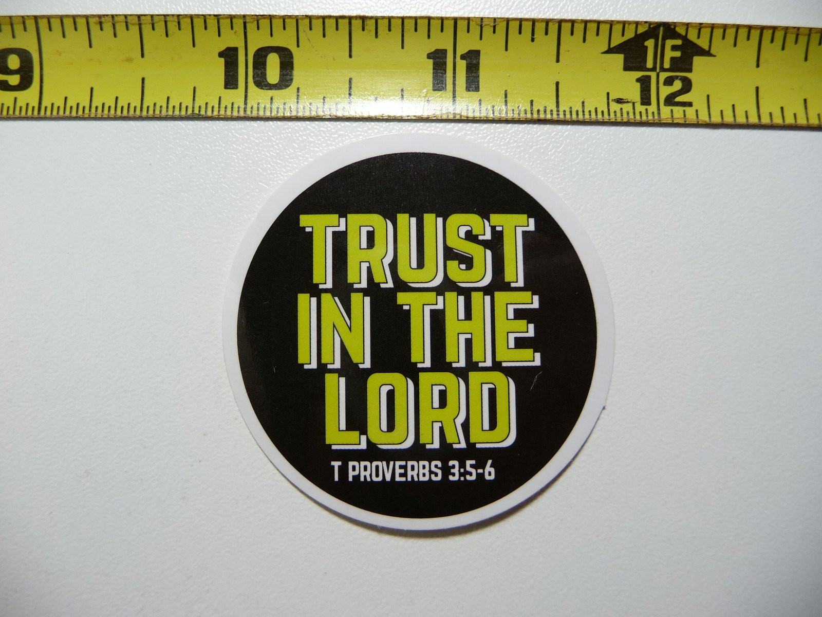 Trust in the Lord Faith Decal Sticker Church Christian Inspirational Belief