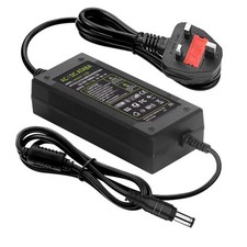 12V 6A Power Supply Adapter AC 100-240V to DC 12 Volt 6 Amp 72W Transformer