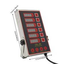 6 Channel Commercial Kitchen Timer Restaurant...