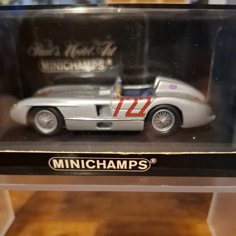 Minichamps 400 553100 MERCEDES 300 SLR Millie Miglia 1955 S. Moss / D. Jenkinson Foto 2 de 4