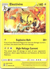 Electivire Brilliant Stars 047/172 Rare Pokemon Near Mint Pokemon Card