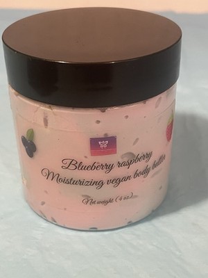 Blueberry Raspberry Vegan Body Butter with Shea Butter with Argan Oil