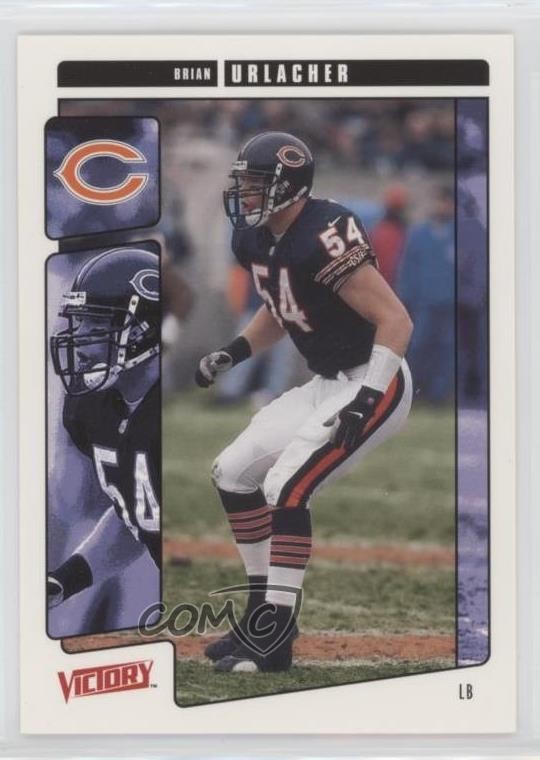 2001 Upper Deck Victory Brian Urlacher #58 HOF yf0