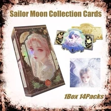 Sailor Moon Trading Card Game Collector CCG 14 Pack Booster Box Fantasy Card new