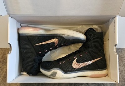 Nike Kobe X 10 Elite Black Rose Gold 718763-091 Men's Size 10 NIB