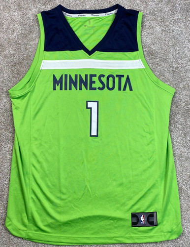 Anthony Edwards Minnesota Timberwolves Lime Statement Edition Jersey L Fanatics